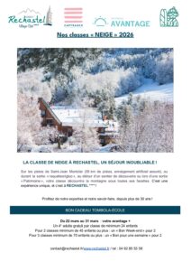 Classes neige