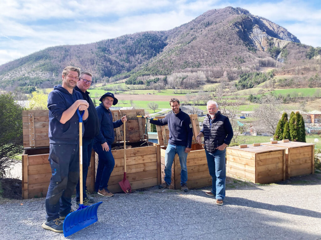 Label CAP France Chouette Nature : le compostage à Rechastel