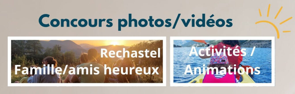 Concours photos vidéos cet été à Rechastel