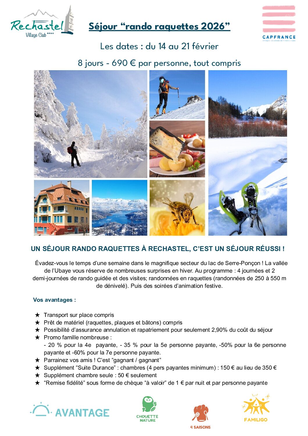 Image du document Familles : Séjour rando raquettes 