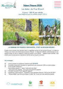 Familles : Séjour Pâques 2026