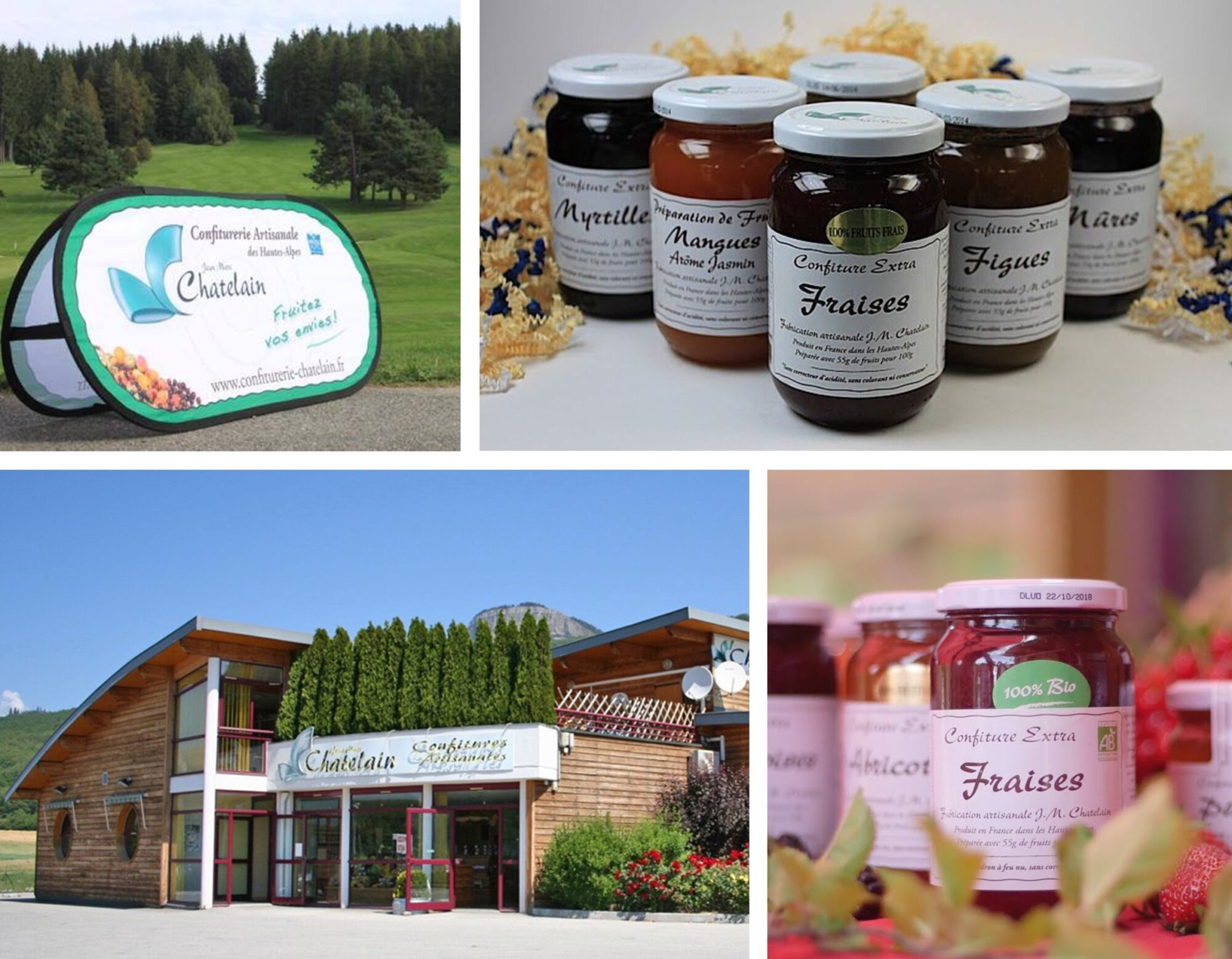 Pour le petit-déjeuner, Rechastel sert les confitures Chatelain