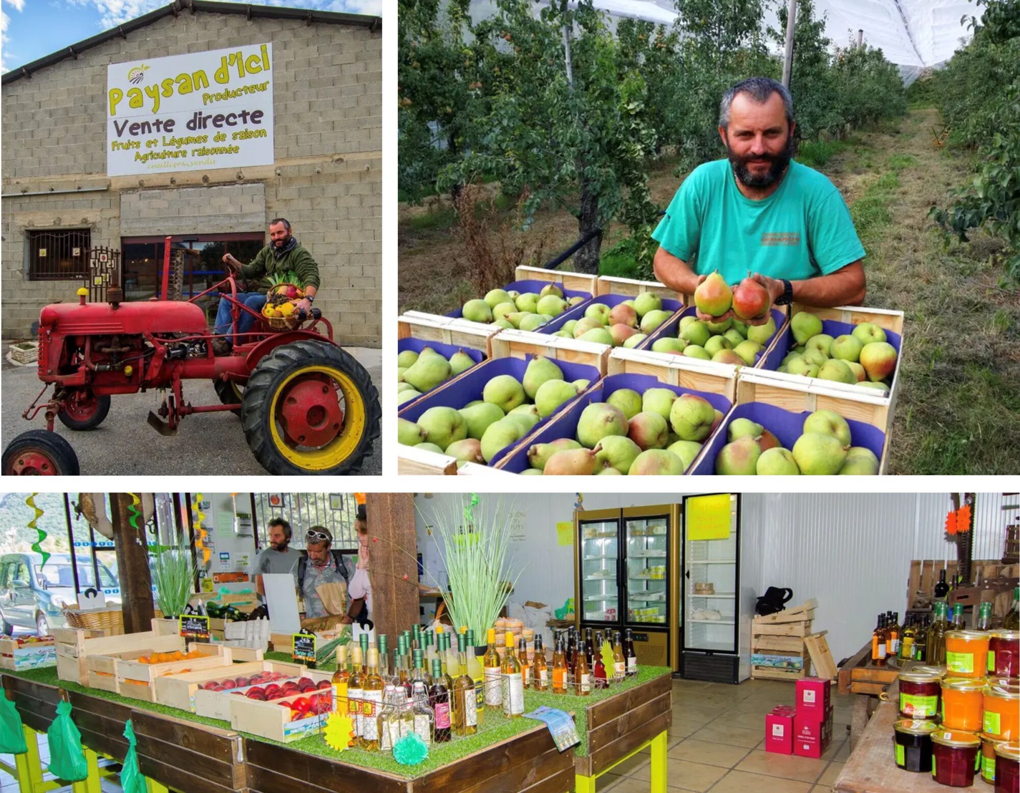 Rechastel achète ses fruits et légumes chez Paysansd'Ici, maraîcher raisonné